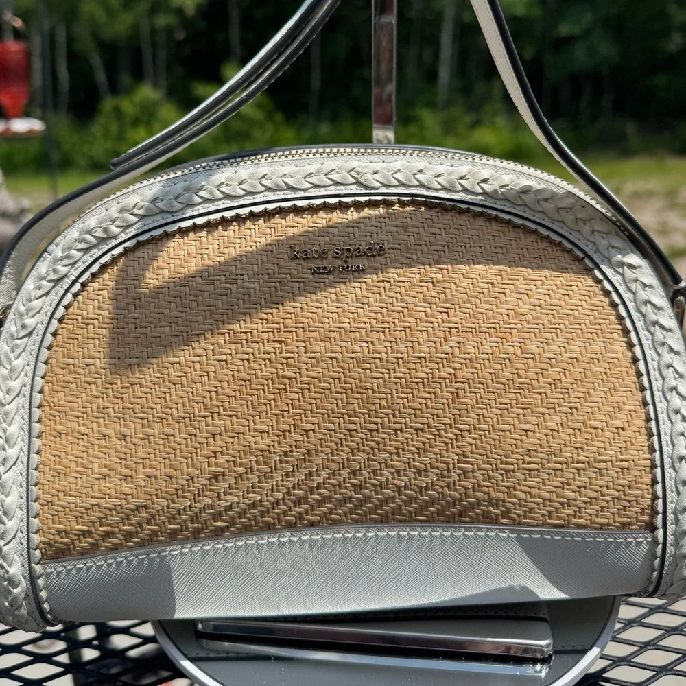 Kate Spade Reiley Straw Dome Crossbody - Picture 3 of 16